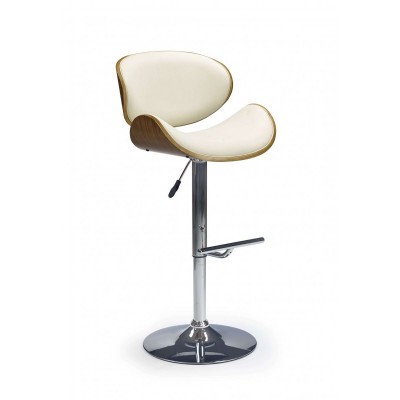 Стул барный HALMAR H44 орех/крем